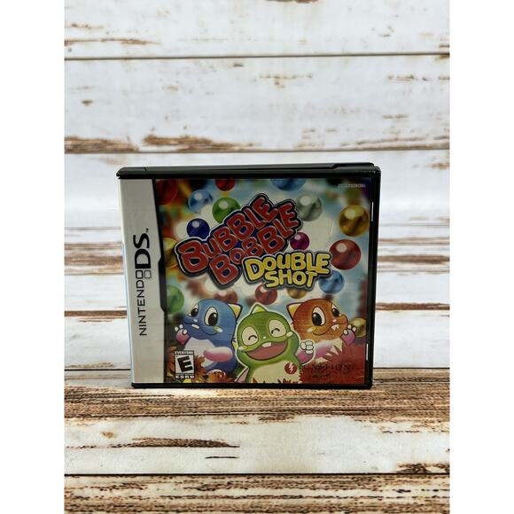 Bubble Bobble Double Shot (Nintendo DS) Lite DSi XL 3DS 2DS with Case & Manual - Picture 1 of 5